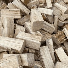 Photo of dry gum firewood.